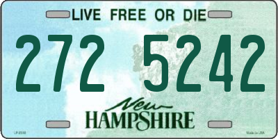 NH license plate 2725242