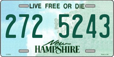 NH license plate 2725243