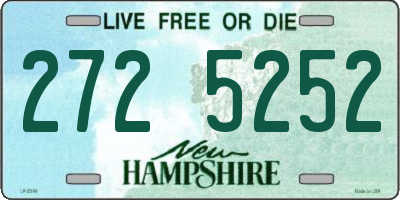 NH license plate 2725252