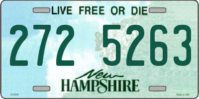 NH license plate 2725263