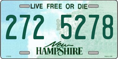 NH license plate 2725278