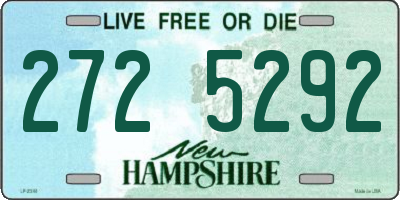 NH license plate 2725292