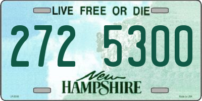 NH license plate 2725300