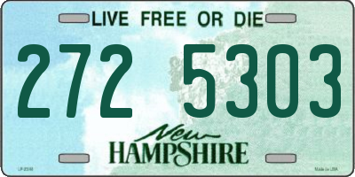 NH license plate 2725303