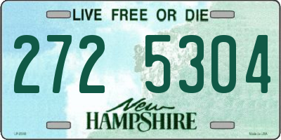 NH license plate 2725304
