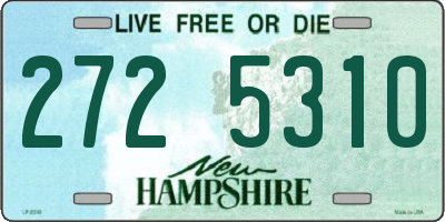 NH license plate 2725310