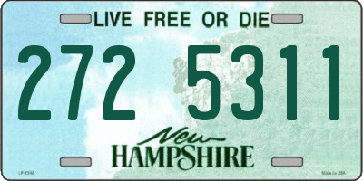 NH license plate 2725311