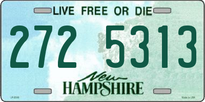 NH license plate 2725313