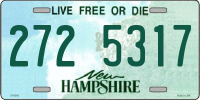 NH license plate 2725317