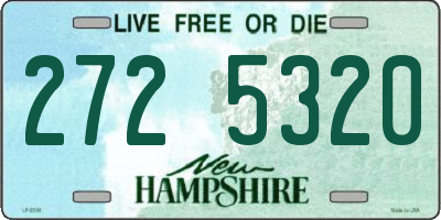NH license plate 2725320