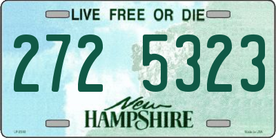 NH license plate 2725323