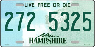 NH license plate 2725325