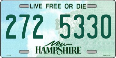 NH license plate 2725330