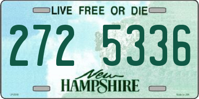 NH license plate 2725336