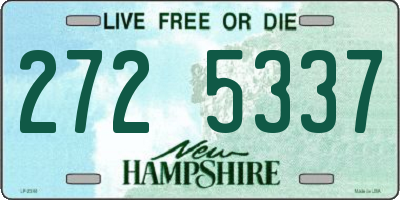 NH license plate 2725337