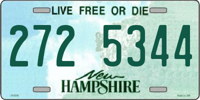 NH license plate 2725344