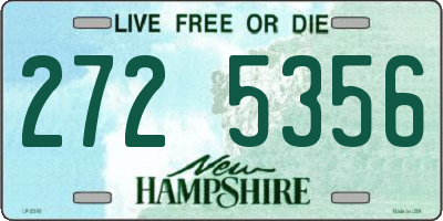 NH license plate 2725356