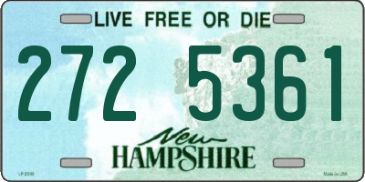 NH license plate 2725361