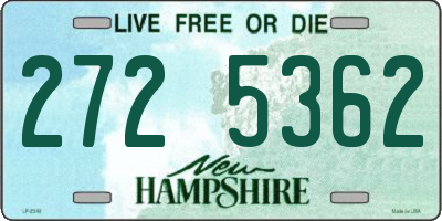 NH license plate 2725362