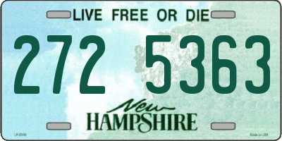 NH license plate 2725363