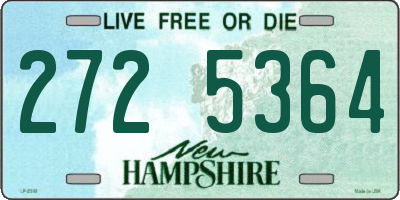 NH license plate 2725364