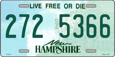 NH license plate 2725366