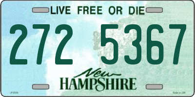 NH license plate 2725367