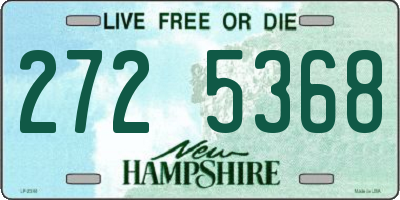 NH license plate 2725368