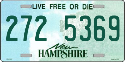 NH license plate 2725369