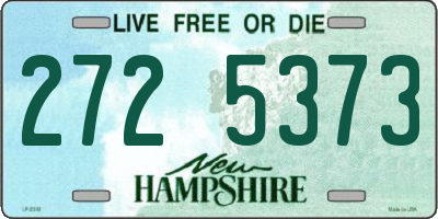 NH license plate 2725373