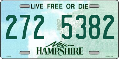 NH license plate 2725382