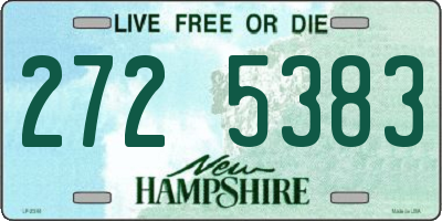 NH license plate 2725383
