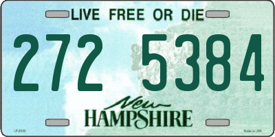 NH license plate 2725384