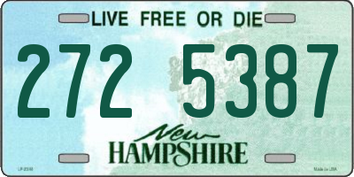 NH license plate 2725387