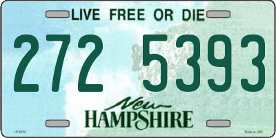 NH license plate 2725393