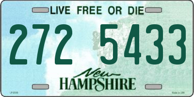 NH license plate 2725433