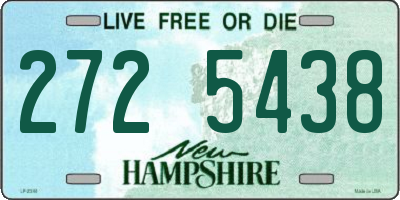 NH license plate 2725438