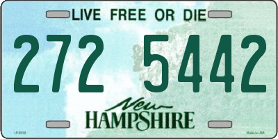 NH license plate 2725442