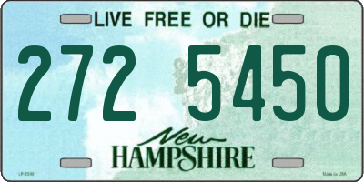 NH license plate 2725450