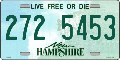 NH license plate 2725453