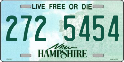 NH license plate 2725454
