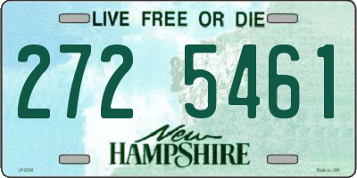 NH license plate 2725461