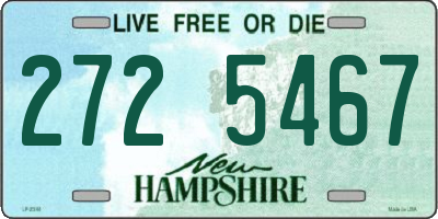 NH license plate 2725467