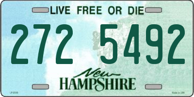NH license plate 2725492