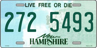 NH license plate 2725493
