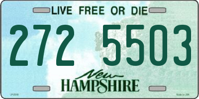 NH license plate 2725503