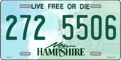NH license plate 2725506