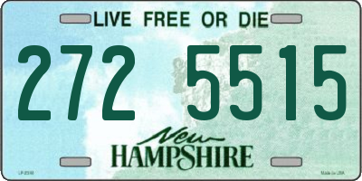 NH license plate 2725515