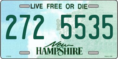 NH license plate 2725535