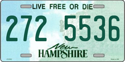 NH license plate 2725536